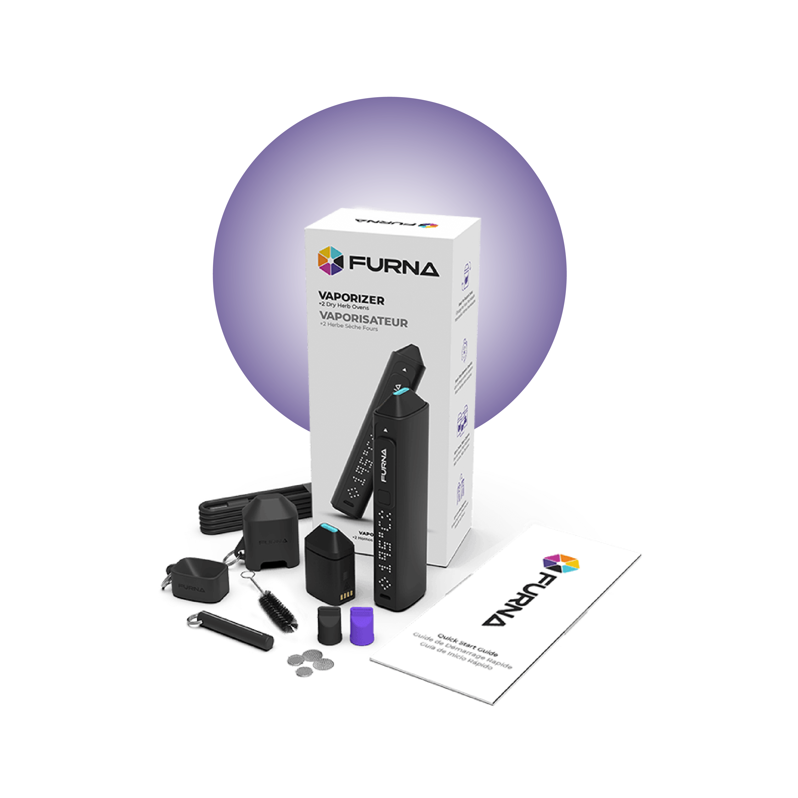 Furna Vaporizer Complete Kit with 2 Dry Herb Ovens